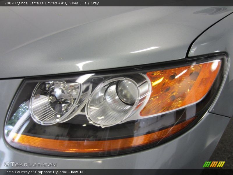 Silver Blue / Gray 2009 Hyundai Santa Fe Limited 4WD