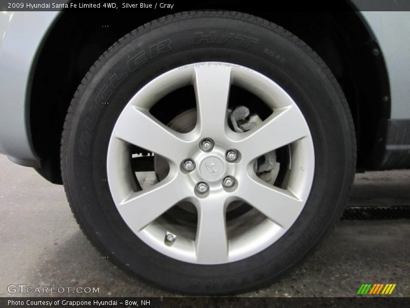 Silver Blue / Gray 2009 Hyundai Santa Fe Limited 4WD