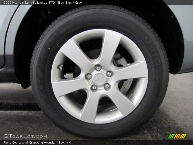 Silver Blue / Gray 2009 Hyundai Santa Fe Limited 4WD