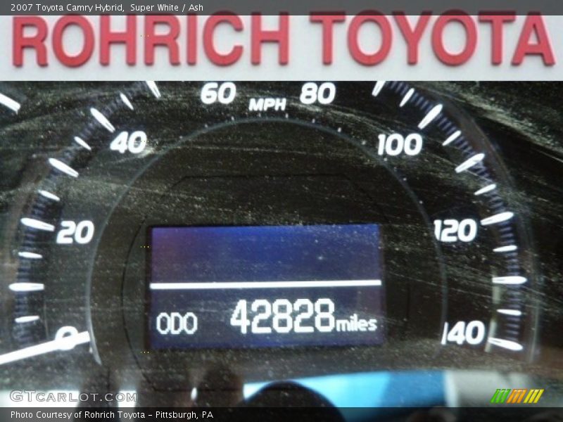 Super White / Ash 2007 Toyota Camry Hybrid