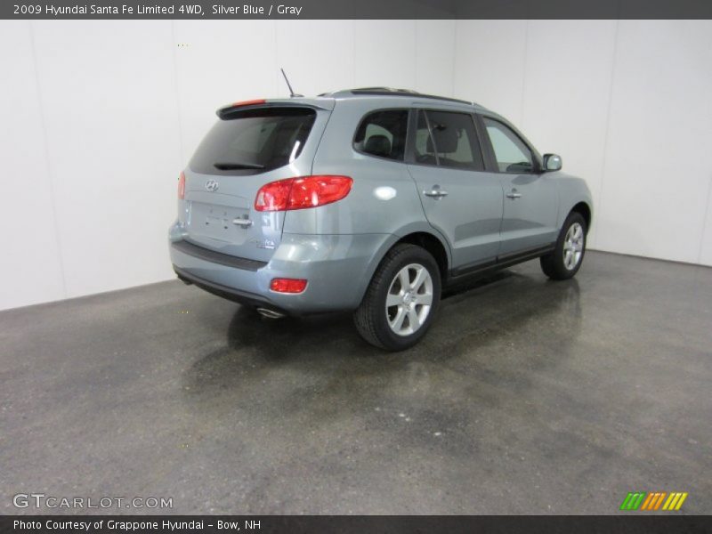 Silver Blue / Gray 2009 Hyundai Santa Fe Limited 4WD