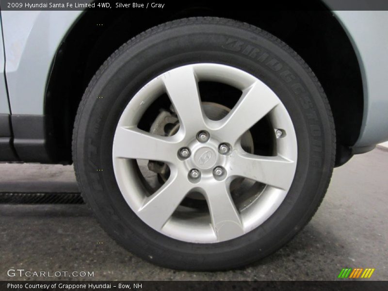 Silver Blue / Gray 2009 Hyundai Santa Fe Limited 4WD