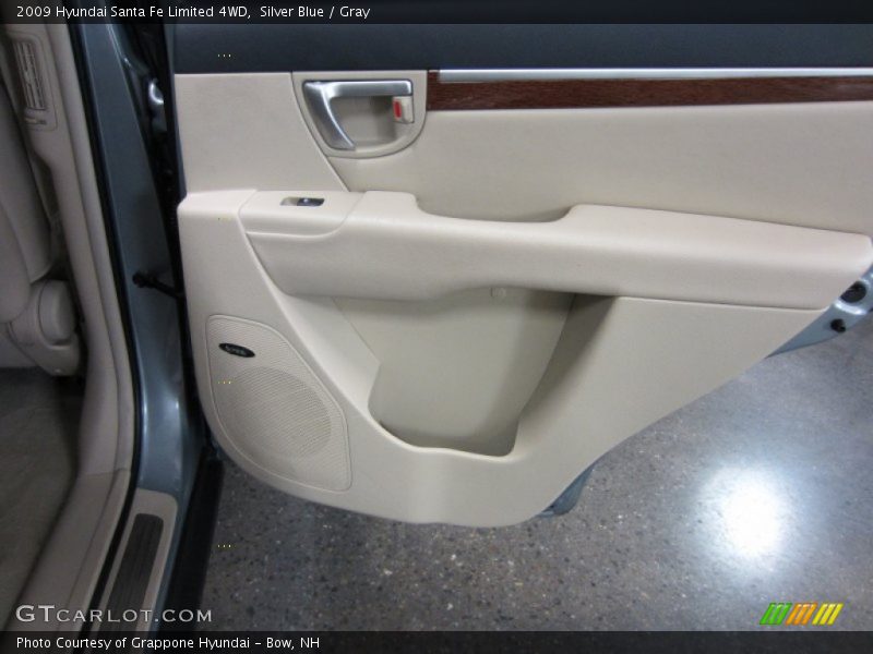 Silver Blue / Gray 2009 Hyundai Santa Fe Limited 4WD