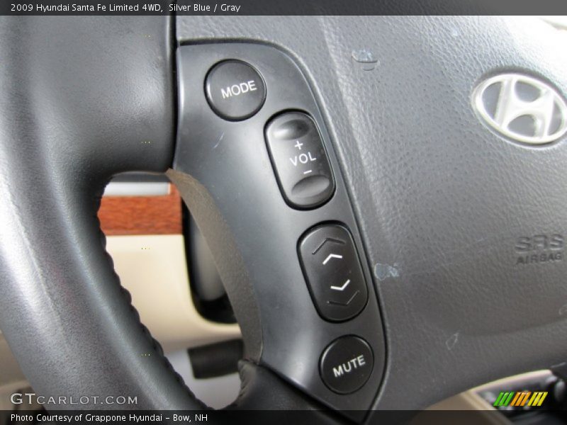 Silver Blue / Gray 2009 Hyundai Santa Fe Limited 4WD