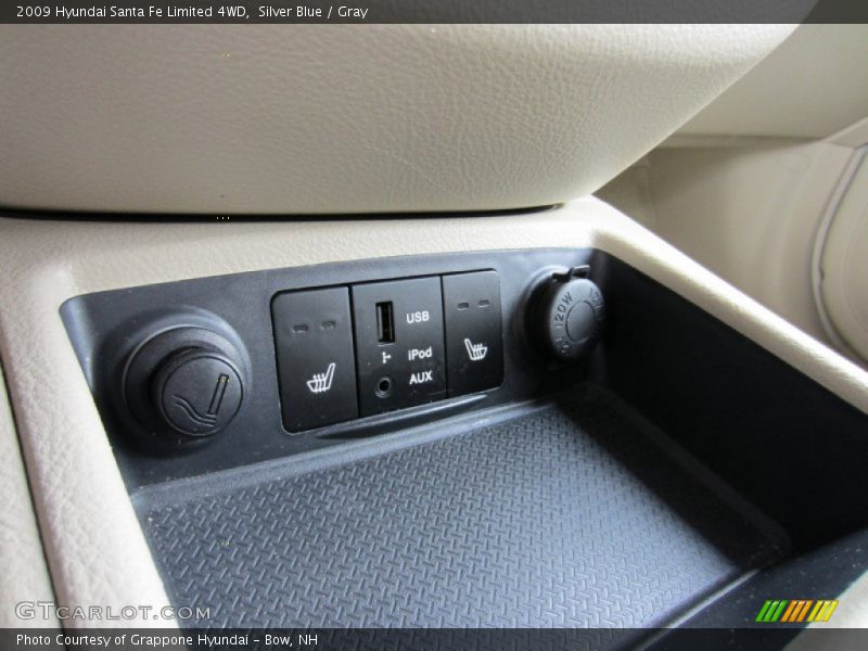 Silver Blue / Gray 2009 Hyundai Santa Fe Limited 4WD