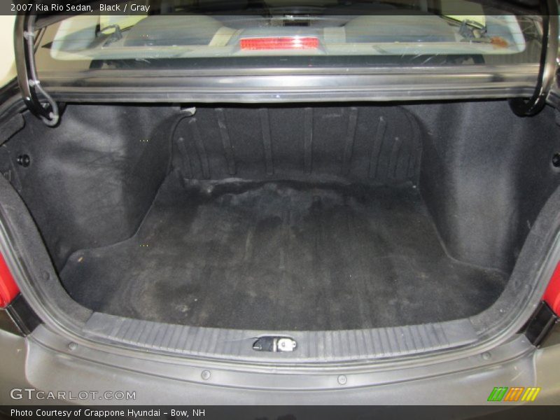 Black / Gray 2007 Kia Rio Sedan