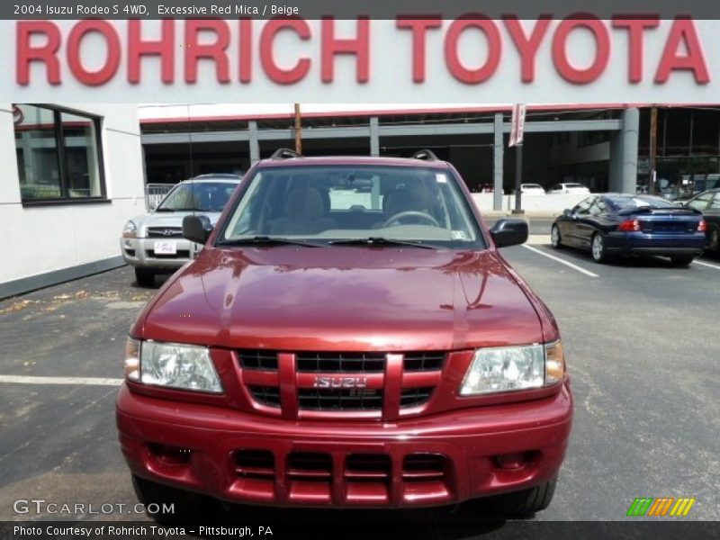 Excessive Red Mica / Beige 2004 Isuzu Rodeo S 4WD