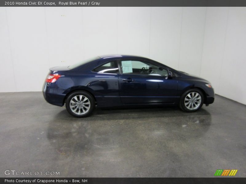 Royal Blue Pearl / Gray 2010 Honda Civic EX Coupe