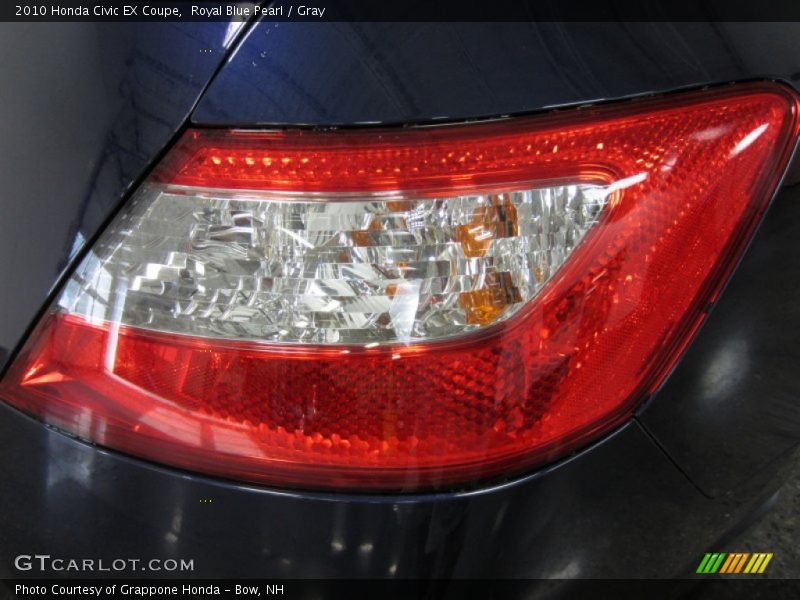 Royal Blue Pearl / Gray 2010 Honda Civic EX Coupe