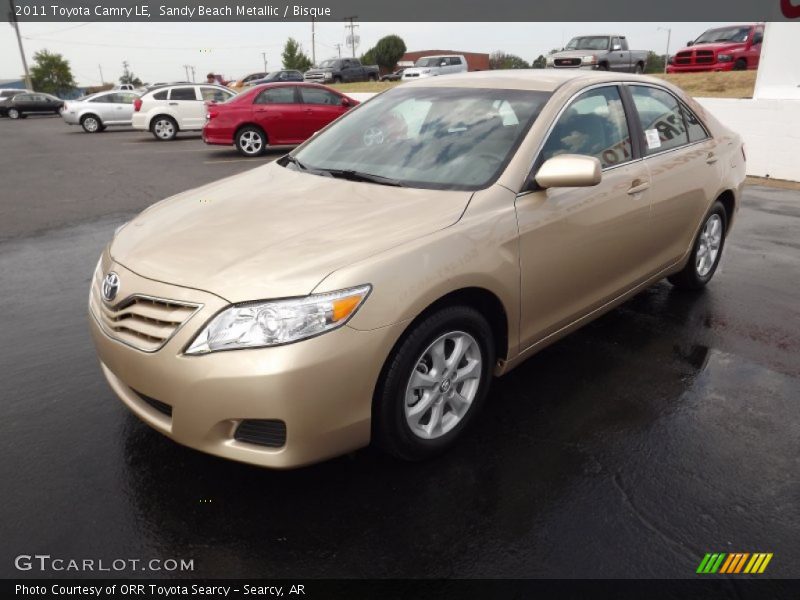 Sandy Beach Metallic / Bisque 2011 Toyota Camry LE