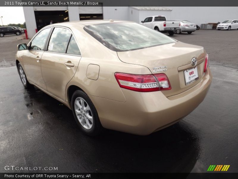 Sandy Beach Metallic / Bisque 2011 Toyota Camry LE