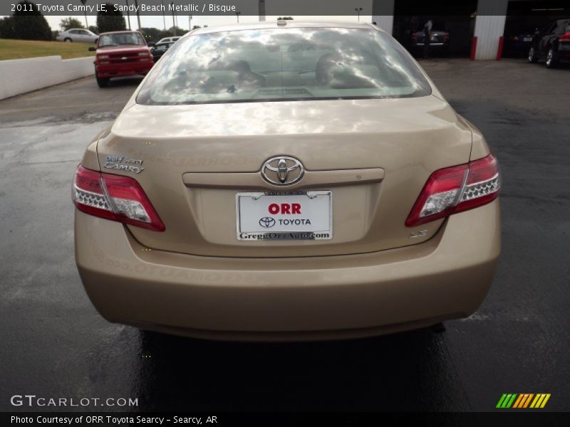 Sandy Beach Metallic / Bisque 2011 Toyota Camry LE