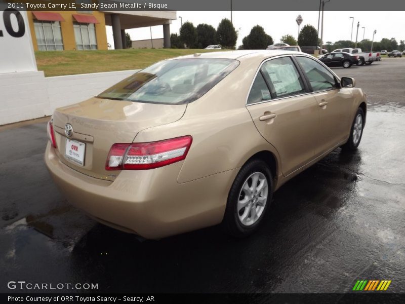 Sandy Beach Metallic / Bisque 2011 Toyota Camry LE