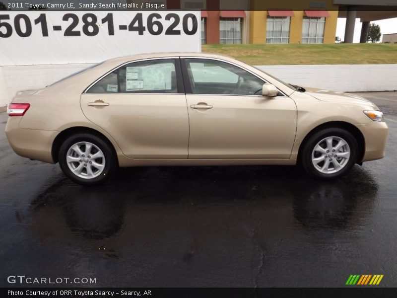 Sandy Beach Metallic / Bisque 2011 Toyota Camry LE