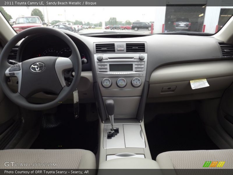 Sandy Beach Metallic / Bisque 2011 Toyota Camry LE
