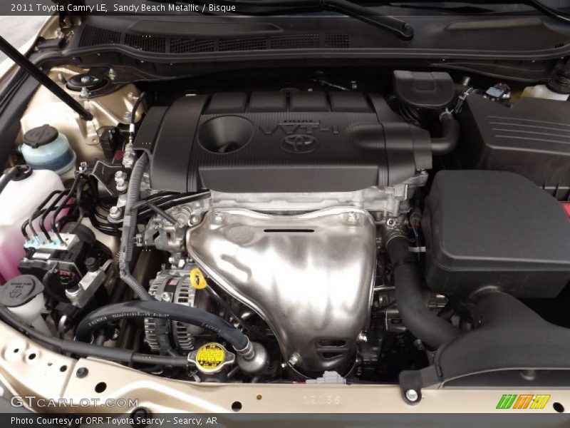 Sandy Beach Metallic / Bisque 2011 Toyota Camry LE