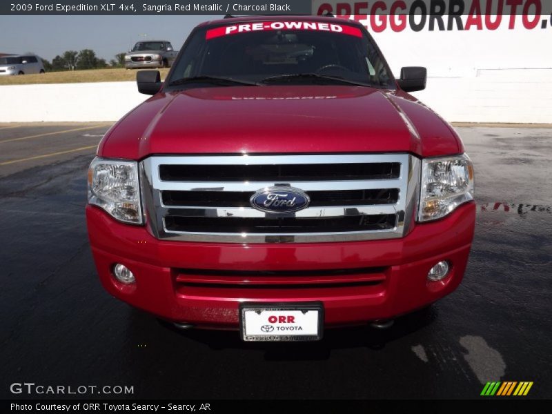 Sangria Red Metallic / Charcoal Black 2009 Ford Expedition XLT 4x4