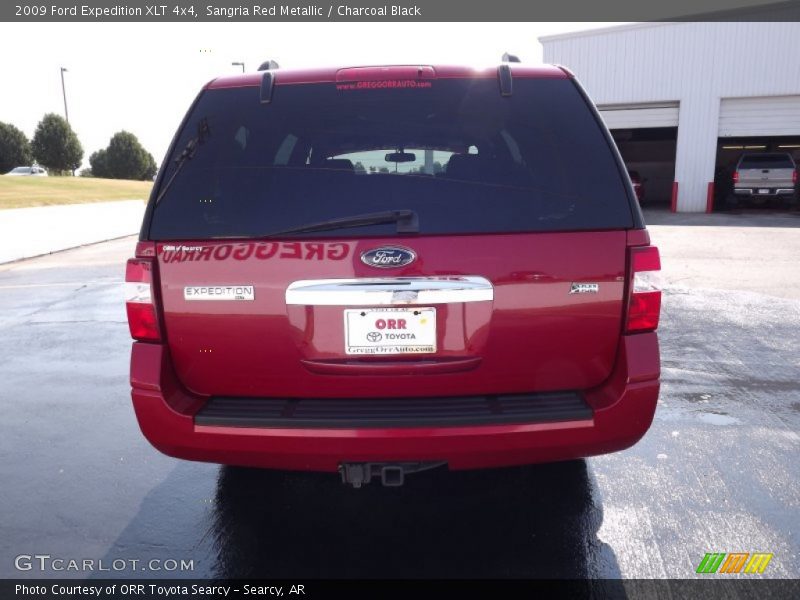 Sangria Red Metallic / Charcoal Black 2009 Ford Expedition XLT 4x4