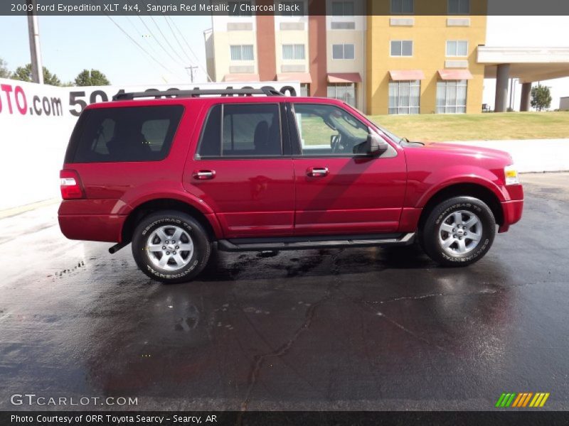 Sangria Red Metallic / Charcoal Black 2009 Ford Expedition XLT 4x4
