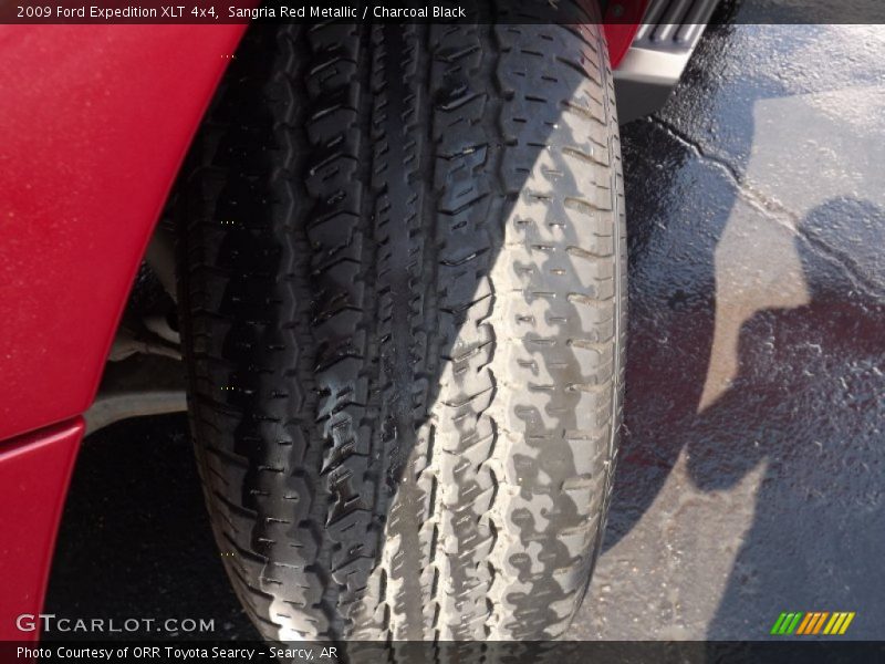 Sangria Red Metallic / Charcoal Black 2009 Ford Expedition XLT 4x4