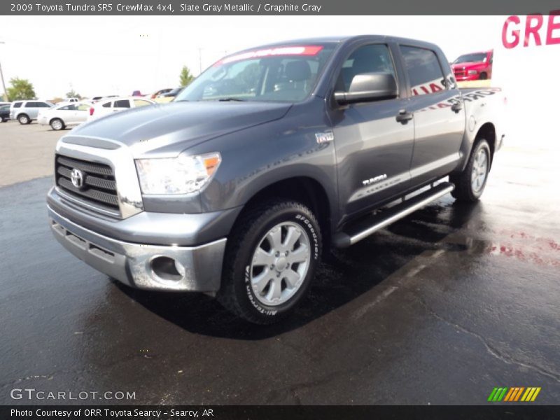 Slate Gray Metallic / Graphite Gray 2009 Toyota Tundra SR5 CrewMax 4x4