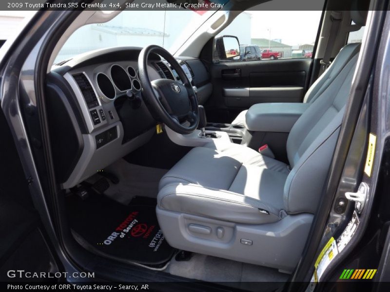 Slate Gray Metallic / Graphite Gray 2009 Toyota Tundra SR5 CrewMax 4x4