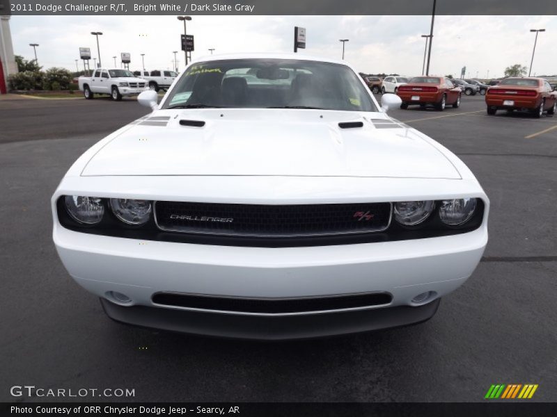 Bright White / Dark Slate Gray 2011 Dodge Challenger R/T