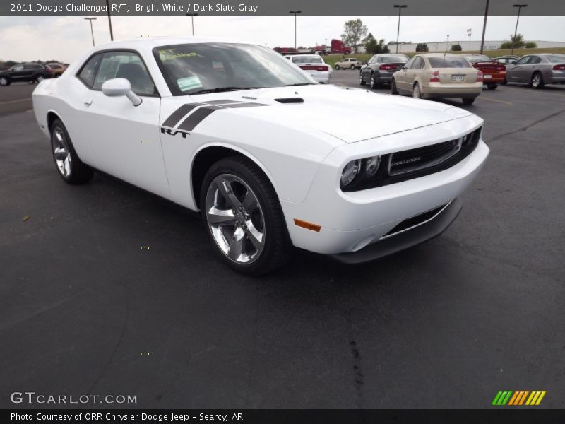 Bright White / Dark Slate Gray 2011 Dodge Challenger R/T