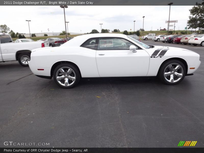 Bright White / Dark Slate Gray 2011 Dodge Challenger R/T