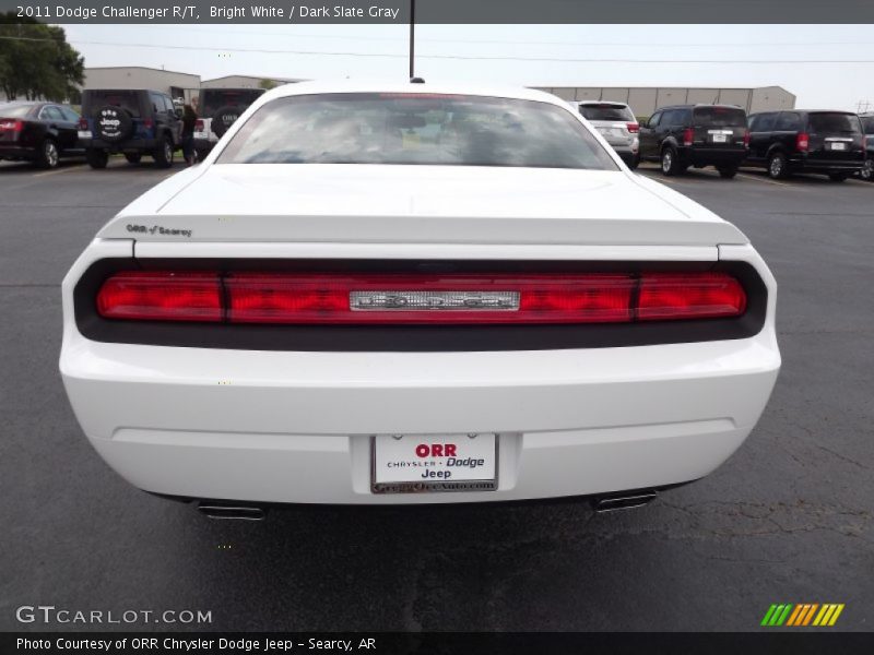 Bright White / Dark Slate Gray 2011 Dodge Challenger R/T