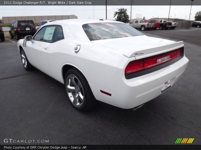Bright White / Dark Slate Gray 2011 Dodge Challenger R/T