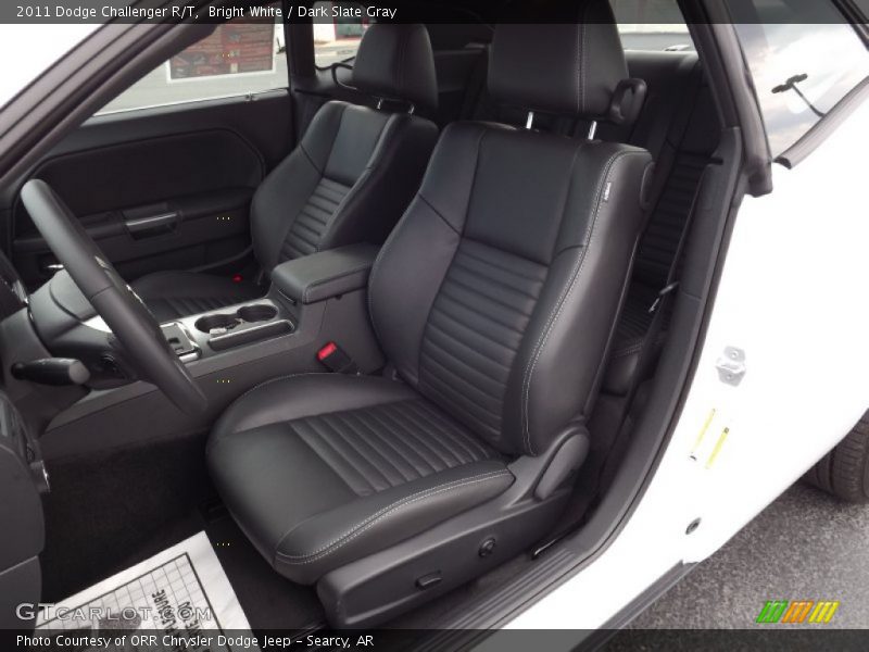 Bright White / Dark Slate Gray 2011 Dodge Challenger R/T