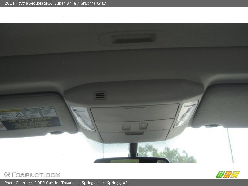 Super White / Graphite Gray 2011 Toyota Sequoia SR5