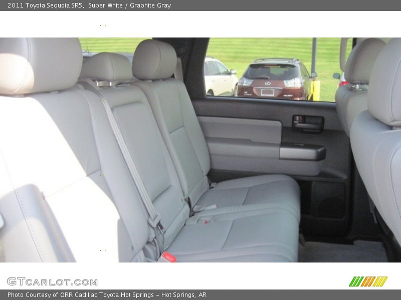 Super White / Graphite Gray 2011 Toyota Sequoia SR5