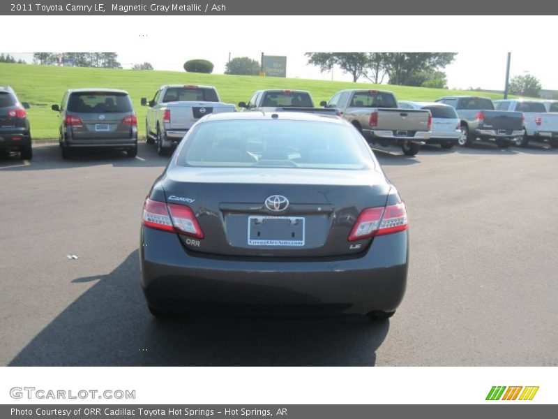 Magnetic Gray Metallic / Ash 2011 Toyota Camry LE