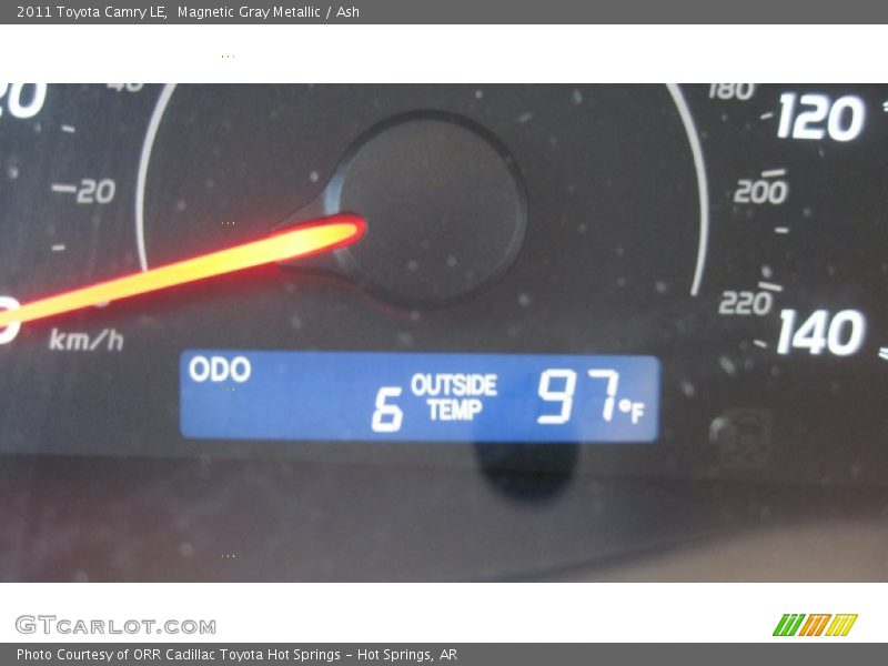 Magnetic Gray Metallic / Ash 2011 Toyota Camry LE