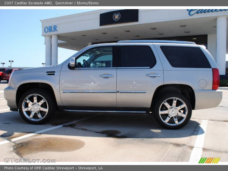 Quicksilver / Ebony/Ebony 2007 Cadillac Escalade AWD