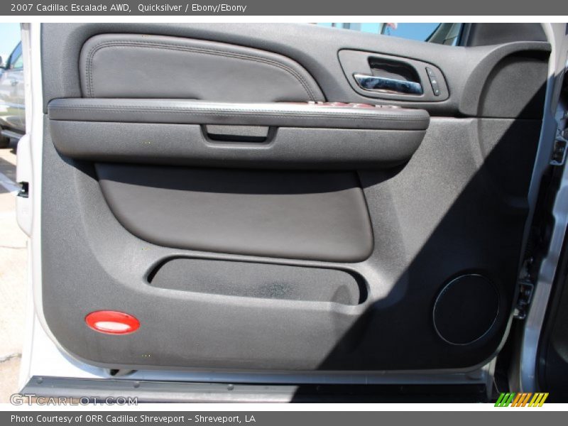 Quicksilver / Ebony/Ebony 2007 Cadillac Escalade AWD