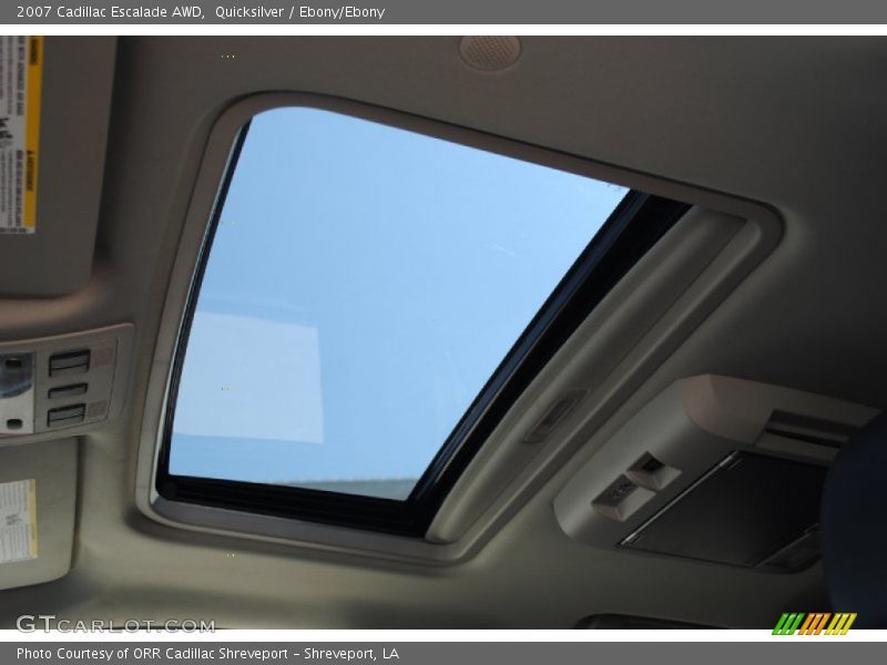 Quicksilver / Ebony/Ebony 2007 Cadillac Escalade AWD