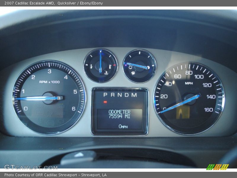 Quicksilver / Ebony/Ebony 2007 Cadillac Escalade AWD