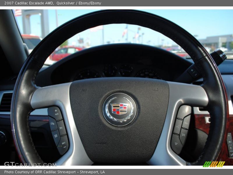 Quicksilver / Ebony/Ebony 2007 Cadillac Escalade AWD