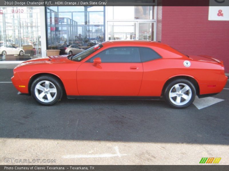 HEMI Orange / Dark Slate Gray 2010 Dodge Challenger R/T