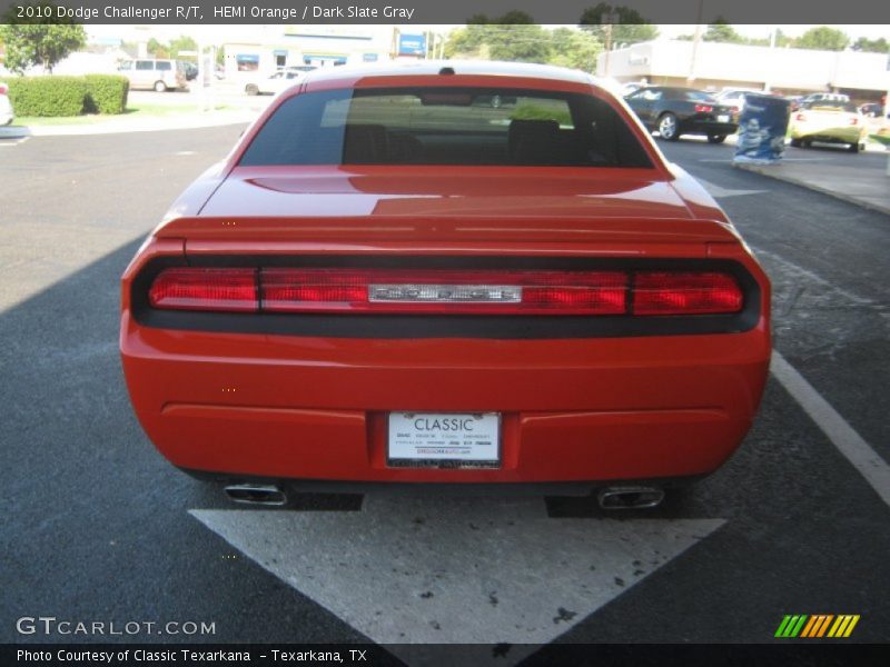 HEMI Orange / Dark Slate Gray 2010 Dodge Challenger R/T