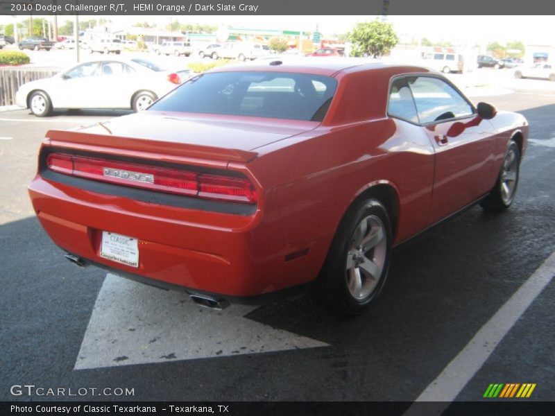 HEMI Orange / Dark Slate Gray 2010 Dodge Challenger R/T