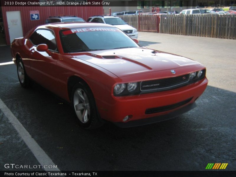 HEMI Orange / Dark Slate Gray 2010 Dodge Challenger R/T