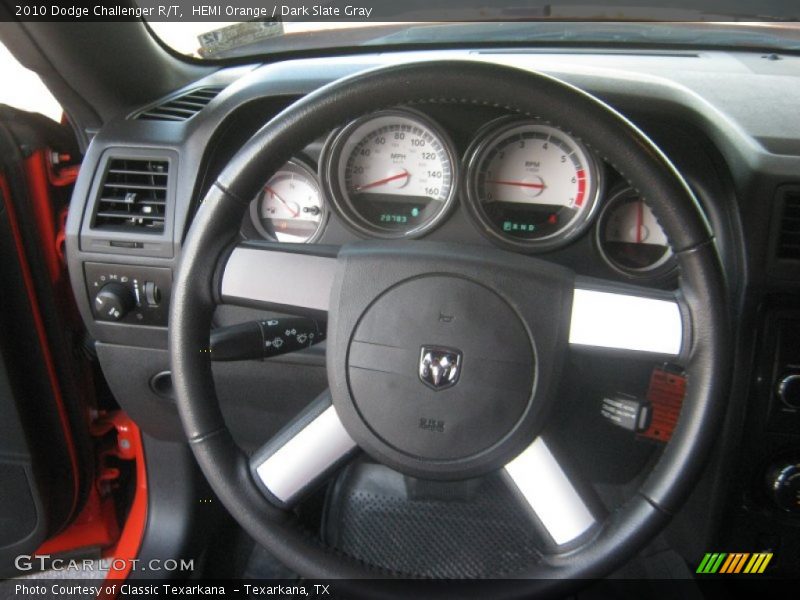 HEMI Orange / Dark Slate Gray 2010 Dodge Challenger R/T