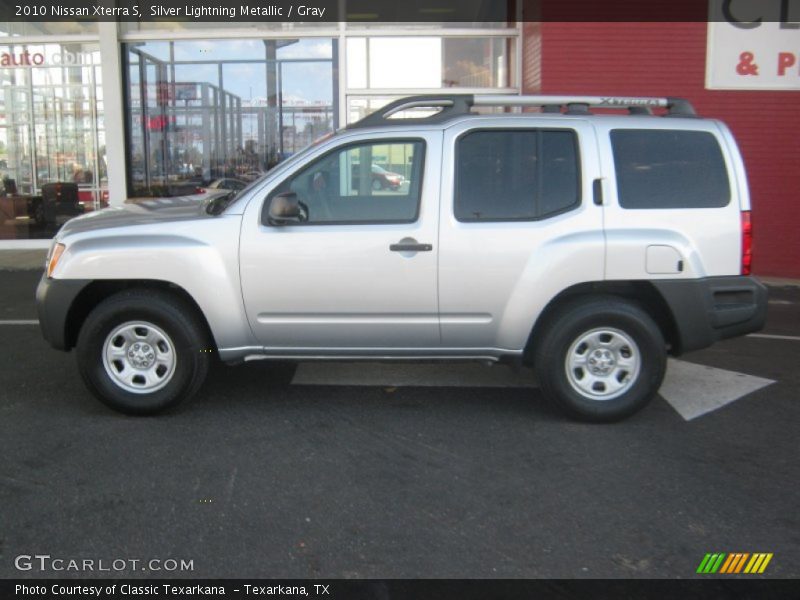 Silver Lightning Metallic / Gray 2010 Nissan Xterra S