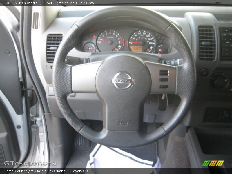 Silver Lightning Metallic / Gray 2010 Nissan Xterra S