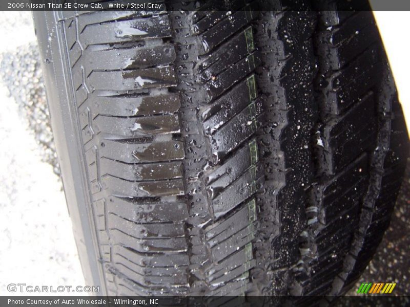 White / Steel Gray 2006 Nissan Titan SE Crew Cab