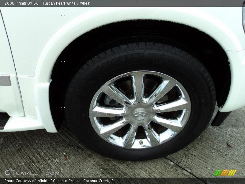 Tuscan Pearl White / Wheat 2008 Infiniti QX 56